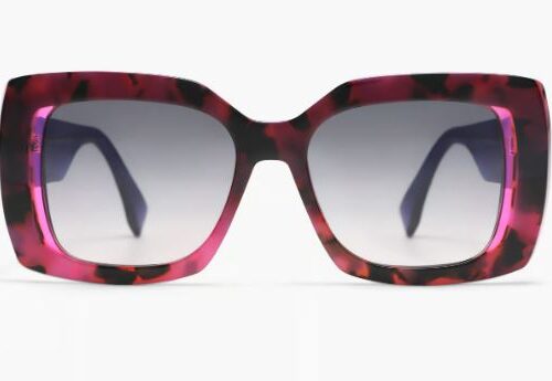 Gafas de sol cuadradas con estampado moderno